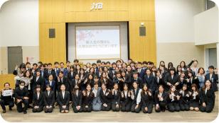 入学式の集合写真