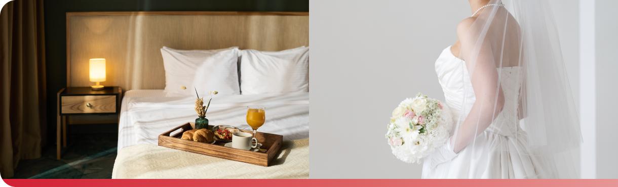 ホテルとブライダルのイメージ画像